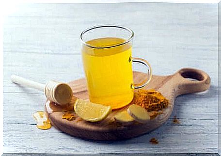 Turmeric tea.