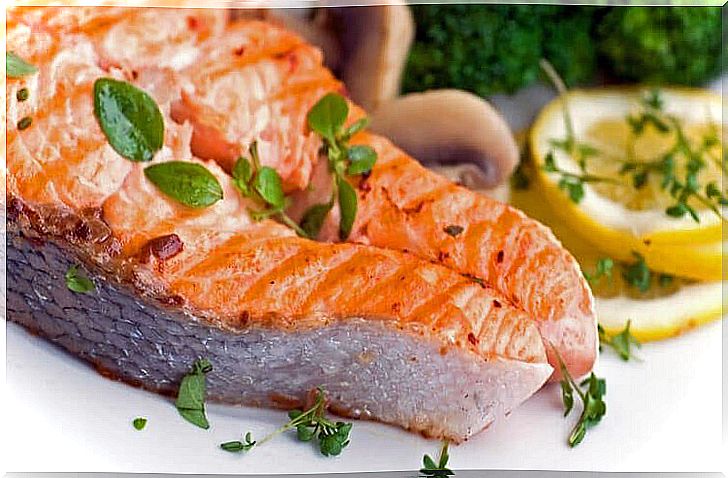 Salmon for a healthy heart.