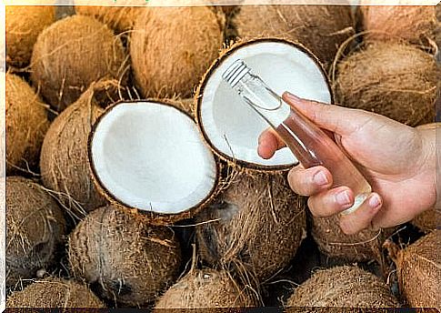 Coconut milk treatment.