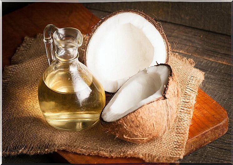 Coconut oil will help prevent frizz.