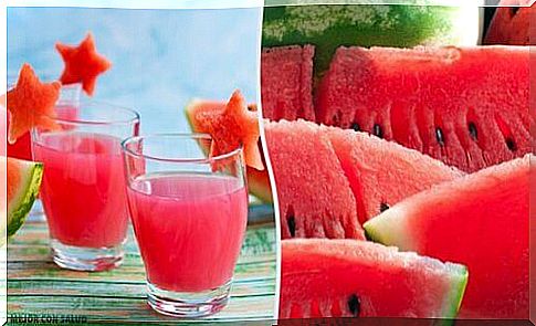 strawberry and watermelon granita