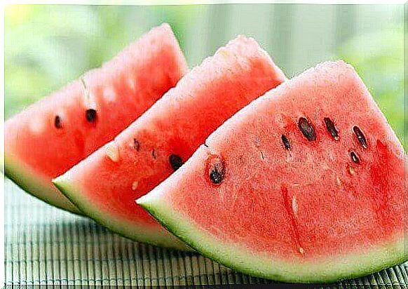 strawberry and watermelon granita