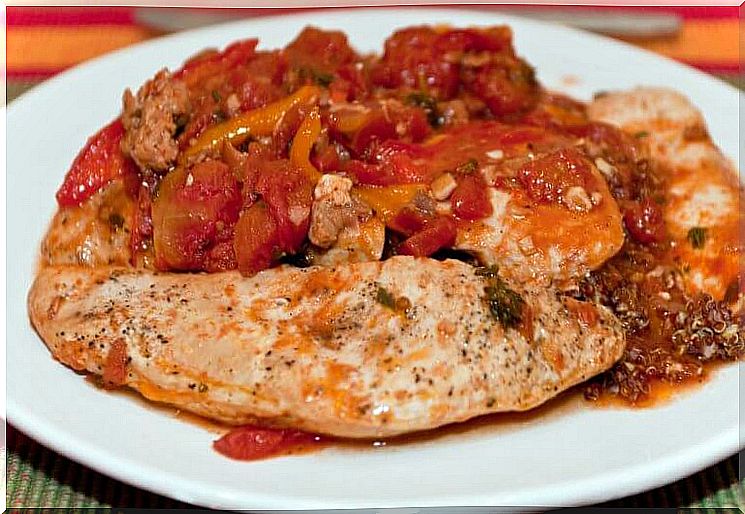 tomato chicken breast recipe