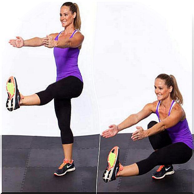 pistol squats for stronger legs