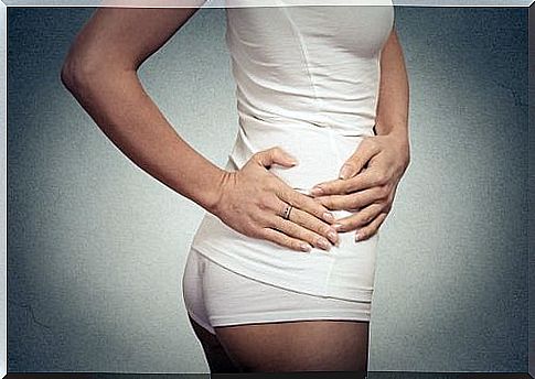 One of the causes of a bloated stomach is eating too fast.